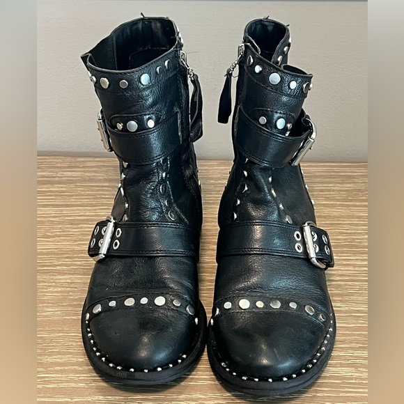 Sam Edelman Drea Biker Rocker Punk Goth Boots 8.5 - Picture 9 of 14